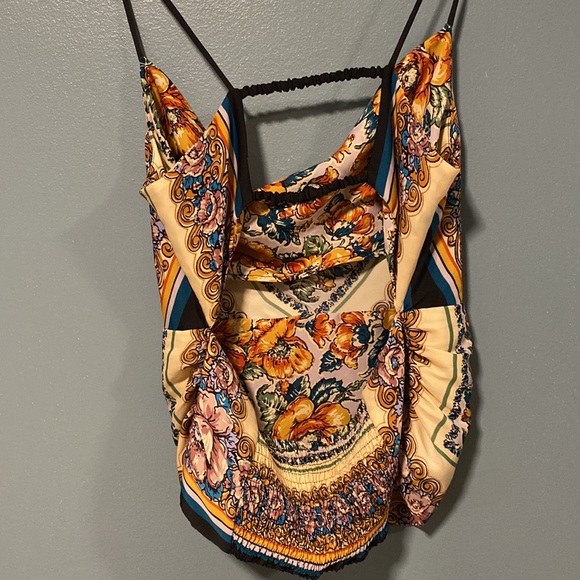 anthropologie printed cowl neck. Size small. New without tag. - Picture 2 of 8